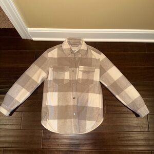 Abercrombie & Fitch Beige and Cream Shirt